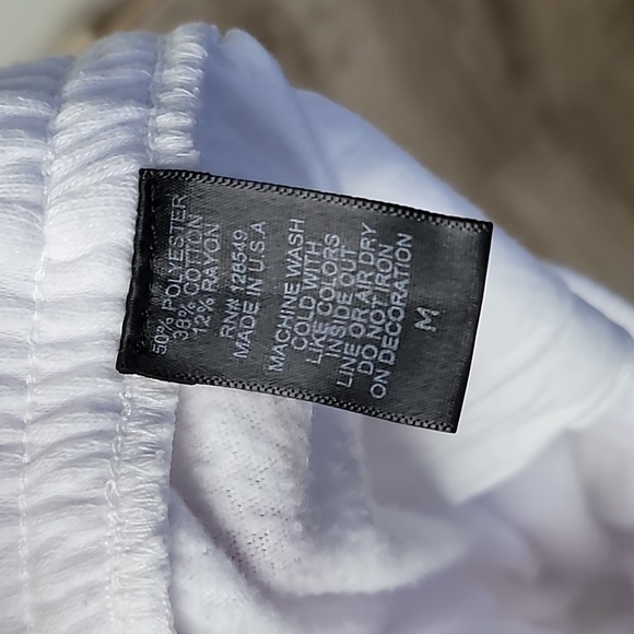 Aviator NAation LOGO EMBROIDERY LIGHT WEIGHT LOUNGER SHORT - WHITE - Picture 5 of 5